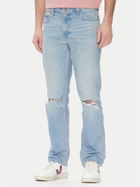 Lee Jeansy West 112363966 Niebieski jasny Straight Fit. Niebieskie jeansy Lee, m. Za 208.99 zł.