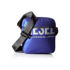 Saszetka turystyczna Diesel Boldmessage. Niebieskie torby na ramię Diesel, bez wzorów, bez dodatków. Za 216.70 zł.