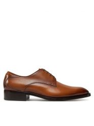 BOSS Półbuty Rill 50534034 Brązowy. Brązowe eleganckie półbuty Boss, bez wzorów, ze skóry, bez obcasa, bez zapięcia. Za 1,779.00 zł.