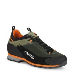 Buty trekkingowe męskie Aku Link Gtx. Zielone buty trekkingowe Aku, bez wzorów, z materiału, bez zapięcia, trekkingowe. Za 818.99 zł.