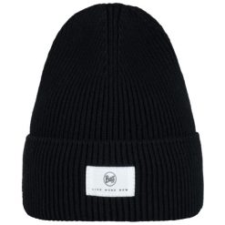Czapka BUFF Knitted Beanie Drisk. Czarne czapki zimowe Buff, bez wzorów. Za 169.90 zł.