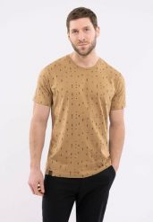 T-shirt z nadrukiem all over T-PIXI. T-shirty Volcano, m, z aplikacjami, z bawełny, bez kołnierzyka, bez ramiączek. Za 64.99 zł.