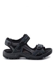 ECCO Sandały Offroad 6956402038 Szary. Szare sandały ecco, z nubiku, bez zapięcia. Za 439.99 zł.