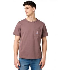 MESKA KOSZULKA WRANGLER CJ POCKET TEE PEPPERCORN 112371500. T-shirty Wrangler, xl, bez wzorów, bez kołnierzyka, bez ramiączek. Za 79.99 zł.