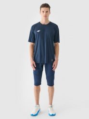 4F Spodenki treningowe męskie - granatowe XL. Niebieskie krótkie spodenki sportowe 4F, m, bez wzorów, z dzianiny. W wyprzedaży za 89.99 zł.