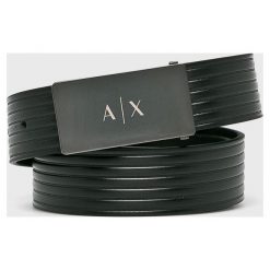 Armani Exchange - Pasek skórzany. Paski marki Armani Exchange. W wyprzedaży za 239.90 zł.
