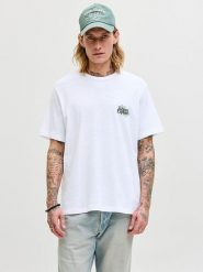 Jack & Jones Koszulka "Ormontauk" w kolorze białym rozmiar: M. Białe bezrękawniki Jack & Jones, m, bez wzorów, z bawełny, bez kołnierzyka, bez ramiączek. Za 69.91 zł.