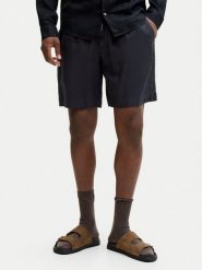 Jack & Jones Szorty materiałowe St. Bill 12253134 Czarny Wide Leg. Czarne szorty Jack & Jones, l, bez wzorów, ze lnu. Za 299.99 zł.