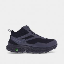 Buty do biegania męskie, RocFly G 390 GTX. Czarne buty do biegania Inov-8, bez wzorów, z gumy, bez zapięcia, do biegania. Za 445.99 zł.