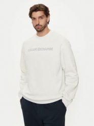 Armani Exchange Bluza 6DZMBA ZJADZ 1116 Biały Regular Fit. Białe bluzy Armani Exchange, m, bez wzorów, z bawełny, bez kaptura. Za 289.99 zł.