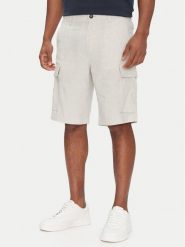 BOSS Szorty materiałowe Sisla-9-Cargo-Shorts 50536888 Beżowy Tapered Fit. Brązowe szorty Boss, m, bez wzorów, z materiału. Za 389.99 zł.