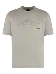 Hugo Boss Fashion Koszulka w kolorze jasnoszarym rozmiar: M. Szare bezrękawniki Hugo Boss Fashion, m, bez wzorów, z bawełny, bez kołnierzyka, bez ramiączek. Za 87.81 zł.