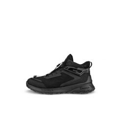 Buty do chodzenia męskie Ecco Ult-trn. Czarne buty turystyczne ecco, bez wzorów, z materiału, bez zapięcia, trekkingowe. Za 733.00 zł.