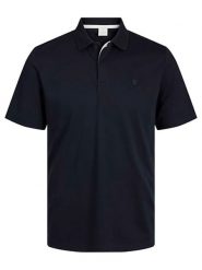 Jack & Jones Koszulka polo w kolorze granatowym rozmiar: L. Niebieskie koszulki polo Jack & Jones, l, bez wzorów, bez kołnierzyka, bez ramiączek. Za 87.45 zł.