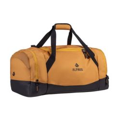 Torba sportowa, podróżna Alpinus Avila 60 litrów. Żółte torby na ramię Alpinus, bez wzorów, z materiału, na ramię, bez dodatków. Za 169.99 zł.