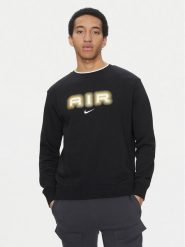 Nike Bluza HM0177 Czarny Regular Fit. Czarne bluzy Nike, m, bez wzorów, z bawełny, bez kaptura. Za 309.99 zł.
