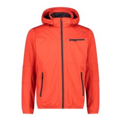 Kurtka softshell wodoodporna zapinana na zamek CMP. Brązowe kurtki przeciwdeszczowe CMP, bez wzorów, z puchu, bez kaptura. Za 409.75 zł.