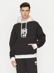 Champion Bluza 220436 Czarny Regular Fit. Czarne bluzy Champion, m, bez wzorów, z bawełny, bez kaptura. Za 199.99 zł.