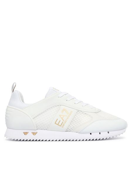 EA7 Emporio Armani Sneakersy 7X000334 AF18610 M0197 Biały. Białe buty sportowe casual EA7 Emporio Armani, bez wzorów, ze skóry, bez zapięcia. Za 884.99 zł.