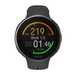 Second Life - Zegarek z GPS Polar Pacer Pro Black - Stan Doskonały. Czarne zegarki Polar. Za 848.99 zł.