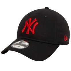 Czapka z daszkiem męska 9TWENTY League Essentials New York Yankees Cap. Czarne czapki z daszkiem New Era, bez wzorów, z bawełny. Za 109.99 zł.