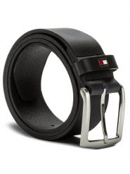 Tommy Hilfiger Pasek Męski New Denton Belt 4.0 E367863162 85 Czarny. Czarne paski Tommy Hilfiger, bez wzorów, ze skóry. Za 239.99 zł.