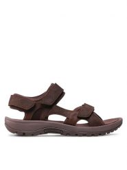 Merrell Sandały Sandspur 2 Convert J002711 Brązowy. Brązowe sandały Merrell, z nubiku, bez zapięcia. Za 309.99 zł.