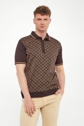 Polo męskie z nadrukiem logo KARL LAGERFELD. Koszulki polo sportowe KARL LAGERFELD, l, bez wzorów, bez kołnierzyka, bez ramiączek. Za 619.00 zł.