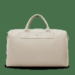 Duża torba podróżna WINGS WILLOW BEIGE. Brązowe torby na ramię Wings, bez wzorów, z materiału, na ramię, duże, bez dodatków. Za 259.90 zł.