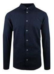 Wygodna Koszula Weekendowa z Lnu i Bawełny - Pako Jeans - Granatowa. Niebieskie koszule Pako Jeans, na lato, l, bez wzorów, z bawełny, bez kołnierzyka, bez ramiączek. Za 185.00 zł.