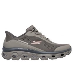 Sneakersy Skechers Glide-Step Sole Glover Peak. Brązowe buty sportowe casual Skechers, bez wzorów, bez zapięcia. Za 399.90 zł.