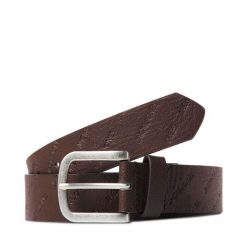 Pasek Męski Jack&Jones. Brązowe paski Jack&Jones, bez wzorów. Za 69.99 zł.