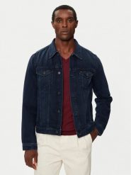 Tommy Hilfiger Kurtka jeansowa Trucker MW0MW37263 Granatowy Regular Fit. Niebieskie kurtki Tommy Hilfiger, m, bez wzorów, z jeansu, bez kaptura. Za 359.99 zł.