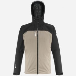 Kurtka trekkingowa Gore-Tex męska MILLET Seneca Gtx 2 L Jkt active fit. Brązowe kurtki Millet, na zimę, l, bez wzorów, z gore-texu, z kapturem. Za 1,369.00 zł.