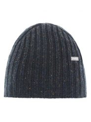 Eisbär Czapka "Brit" w kolorze antracytowym rozmiar: onesize. Czarne czapki zimowe Eisbar, z aplikacjami, z wełny. Za 124.65 zł.