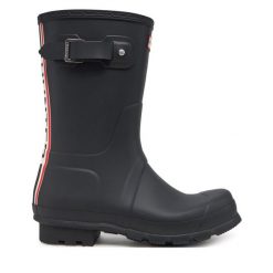 Kalosze Hunter. Czarne śniegowce Hunter, bez zapięcia. Za 249.99 zł.