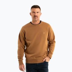 Bluza męska Pitbull Lancaster 2 Crewneck Sweatshirt. Brązowe bluzy bez kaptura PITBULL, m, bez wzorów, z bawełny, bez kaptura. Za 159.99 zł.