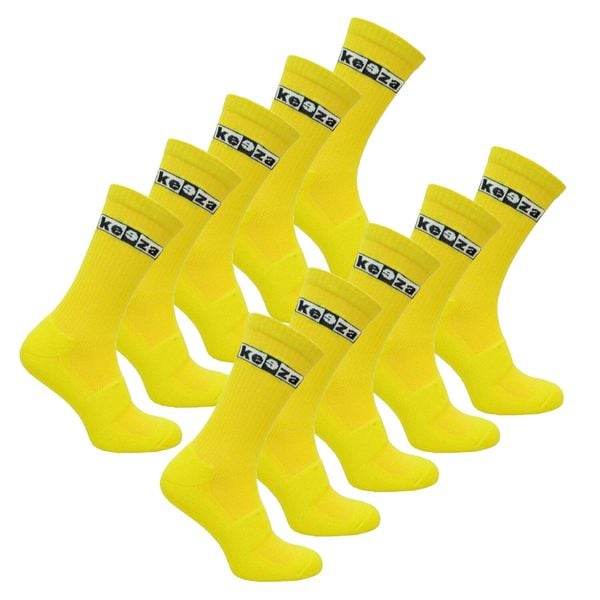 Skarpety sportowe Keeza 10 par. Żółte skarpetki sportowe KEEZA, bez wzorów. Za 138.00 zł.