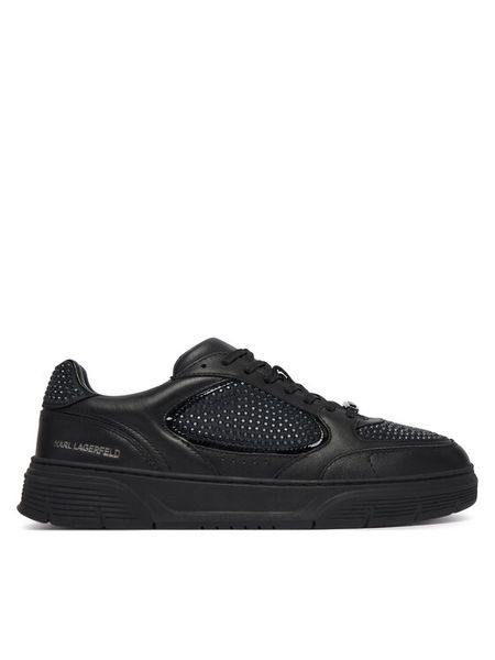 KARL LAGERFELD Sneakersy Kourtney KL53026S Czarny. Czarne buty sportowe casual KARL LAGERFELD, bez wzorów, ze skóry, bez zapięcia. Za 1,059.00 zł.