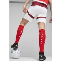 Męska replika spodenek do piłki nożnej reprezentacji Szwajcarii PUMA. Białe szorty Puma, m, bez wzorów, sportowe. W wyprzedaży za 179.00 zł.