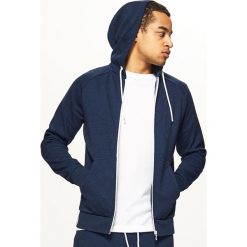Gładka bluza z kapturem BASIC - Granatowy. Bluzy z kapturem marki Cropp. Za 89.99 zł.