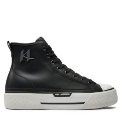 Trampki KARL LAGERFELD. Czarne trampki KARL LAGERFELD, m, bez wzorów, bez zapięcia. Za 709.99 zł.