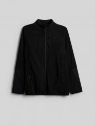 4F Polar regular ze stójką męski - czarny S. Czarne bluzy z polaru 4F, m, bez wzorów, z materiału, bez kaptura. Za 189.99 zł.