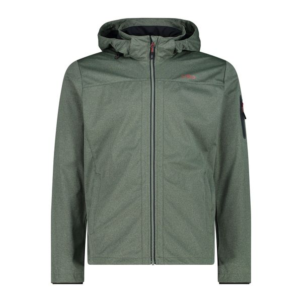 Kurtka turystyczna z kapturem CMP. Zielone kurtki CMP, na wiosnę, bez wzorów, z softshellu, z kapturem. Za 371.50 zł.