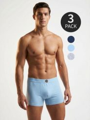 Bawełniane bokserki Long 3 pack - szary. Szare bokserki Sinsay, l, bez wzorów, z bawełny. Za 29.99 zł.