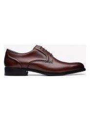 Clarks Skórzane trzewiki "Craft Arlo" w kolorze brązowym rozmiar: 44,5. Brązowe botki sznurowane Clarks, bez wzorów, bez obcasa, bez zapięcia. Za 318.47 zł.