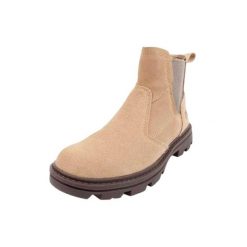 Męskie Skórzane Buty Za Kostkę Practitioner. Brązowe buty turystyczne CATerpillar, bez wzorów, z gumy, za kostkę, bez zapięcia, trekkingowe. Za 342.99 zł.