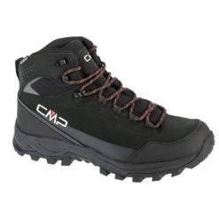 Buty CMP Myzar Mid 3Q15857-69UT czarne. Czarne buty turystyczne bez wzorów, z gumy, bez zapięcia. Za 643.88 zł.