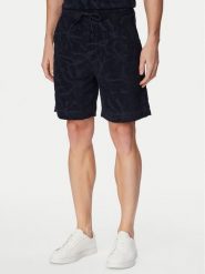 BOSS Szorty sportowe Se_Flower 50566816 Granatowy Regular Fit. Niebieskie krótkie spodenki sportowe Boss, m, bez wzorów, z bawełny. Za 499.99 zł.