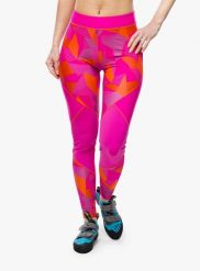 Legginsy wspinaczkowe La Sportiva Dimension Tights. Czerwone legginsy długie sportowe La Sportiva, xs, bez wzorów, z materiału, na fitness i siłownię. Za 263.99 zł.